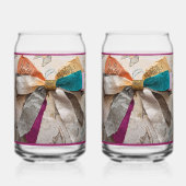 Burgandy Bow Soda Glass ガラス缶 (裏面)