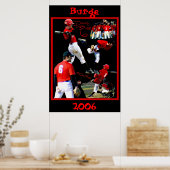 Burge Freshman Baseballポスター ポスター (キッチン)