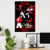 Burge Freshman Baseballポスター ポスター (ホームオフィス)