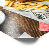 Burger and fries フォトプリント            (角)