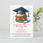 Burger Bash Graduation Celebration Invitation 招待状 (スタンド正面)