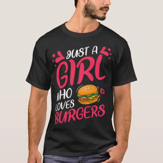 Burger BBQ Meat Hamburger  Cheesburger Pullover  Tシャツ (正面)