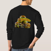 Burger Design- Delicious Fast Food Illustration Tシャツ (裏面)