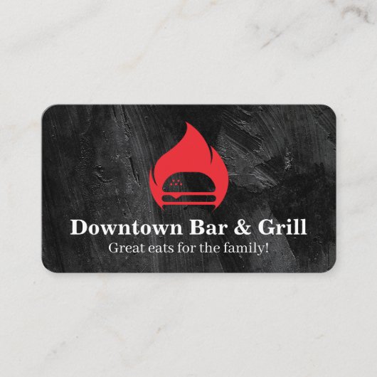 Burger Flame Fire | Restaurant 名刺 (正面)