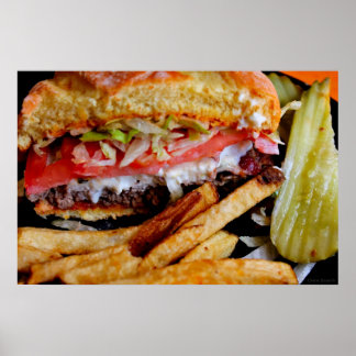 Burger & Fries ポスター