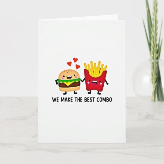 Burger Fries Love Combo Card カード (正面)