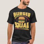 Burger Squad Cheeseburger Foodie Team animals anim Tシャツ (正面)