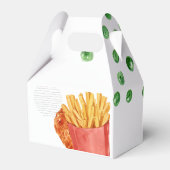 Burger & Wrap Fusion Food Illustration フェイバーボックス (裏面サイド)