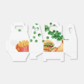 Burger & Wrap Fusion Food Illustration フェイバーボックス (折り畳みなし)