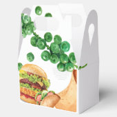 Burger & Wrap Fusion Food Illustration フェイバーボックス (オープン)