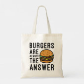 Burgers Are Always The Answer トートバッグ (裏面)