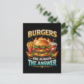 Burgers Are Always the Answer ポストカード (スタンド正面)