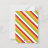 Burgers & Fries Valentine's Classroomカード ノートカード (裏面)