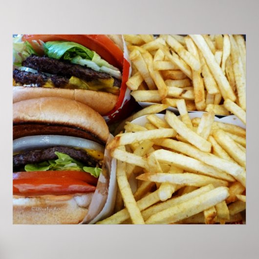 Burgers n Fries ポスター (正面)