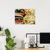 Burgers n Fries ポスター (ホームオフィス)