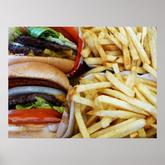 Burgers n Fries ポスター (正面)