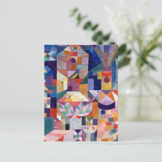 Burggarten (Castle Garden) - Paul Klee – はがき (スタンド正面)