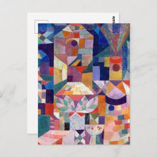 Burggarten (Castle Garden) - Paul Klee – はがき (正面/裏面)