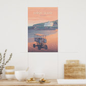 Burgh Island Devon Travel Poster ポスター (キッチン)