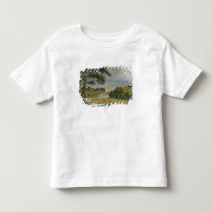 Burghleyの家、Exeの伯爵夫人の座席の眺め トドラーTシャツ