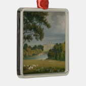 Burghleyの家、Exeの伯爵夫人の座席の眺め メタルオーナメント (右)