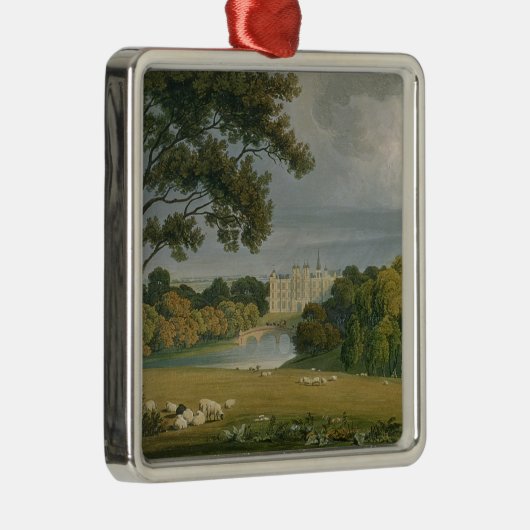 Burghleyの家、Exeの伯爵夫人の座席の眺め メタルオーナメント (右)