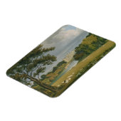 Burghley Houseのビュー、Marquis of Exeのシート マグネット (左側)