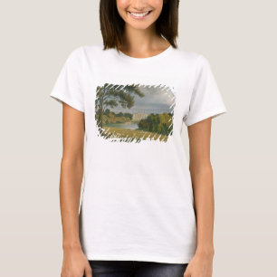 Burghley Houseのビュー、Marquis of Exeのシート Tシャツ
