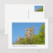 Burgruine Drachenfels, Bonn, Deutschland Postkarte ポストカード (正面/裏面)
