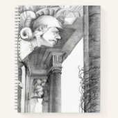 Burgscheidungen城の彫刻Pencil Art ノートブック (正面)