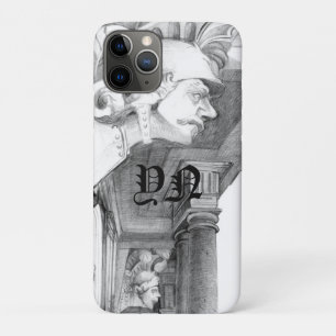 Burgscheidungen城の彫刻Pencil Art iPhone 11 Proケース