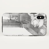 Burgscheidungen城の彫刻Pencil Art Case-Mate iPhoneケース (裏面(横))