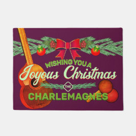 BURGUNDYのキュアトロとマラックとの歓喜のクリスマス ドアマット