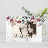 Burgundyエレガントフローラ写真コラージュ (スタンド正面)