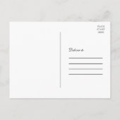 Burgundyフローラ写真保存日 ポストカード (裏面)