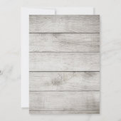 Burgundy素朴フローラ友好招待状 招待状 (裏面)