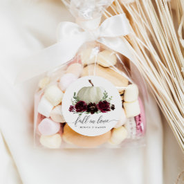 Burgundy素朴 Pumpkin秋インラブフェイスステッカー ラウンドシール