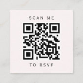 Burgundy金ゴールドAgate赤面結婚のQRコードRSVP エンクロージャーカード (裏面)