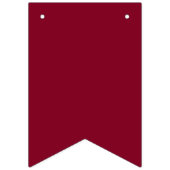 Burgundy バンティングフラッグ (第1の旗)