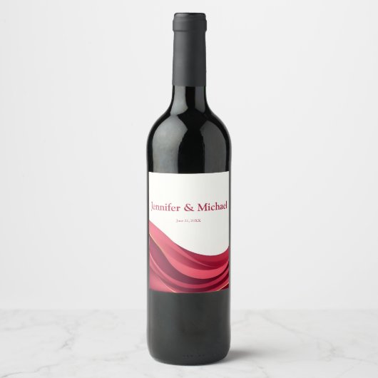 Burgundy ワインラベル (正面)