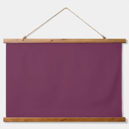 Burgundy 無地の 36"x26"水平 吊り下げ型タペストリー