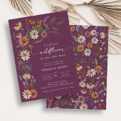 Burgundy Baby Shower 招待状