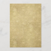 Burgundy Blush Marineblau Botanical Blumen Boho エンクロージャーカード (裏面)