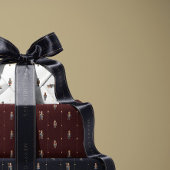 Burgundy classic nutcracker wrapping paper ラッピングペーパー