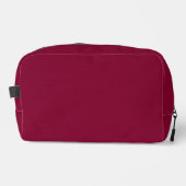 Burgundy Color Toiletry Bag ドップキット (正面)