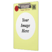 Burgundy Flower Ribbonテンプレートby Kenneth Yoncich クリップボード (左)