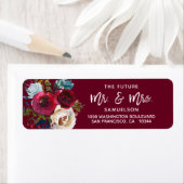 BURGUNDY FUTUREミセス結婚ズ差出人住所 ラベル (インサイチュ)