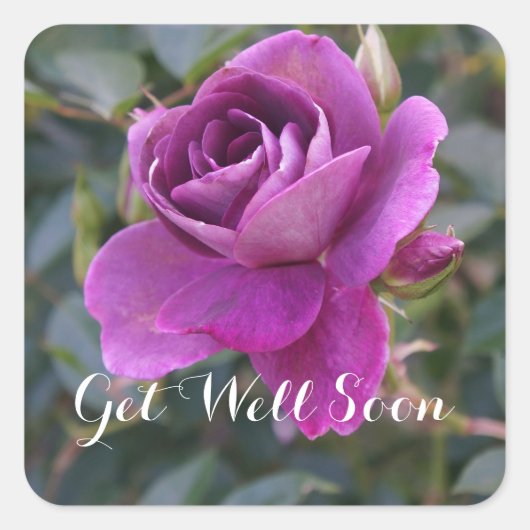 Burgundy Iceberg #2スタンプが鳴り響く スクエアシール (正面)