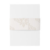 Burgundy Ivory Classic Elegant Script Wedding 招待状ベリーバンド (裏面例)