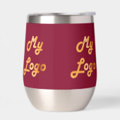 Burgundy logo business corporate (左面)